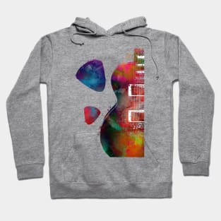 Guitar music art Hoodie